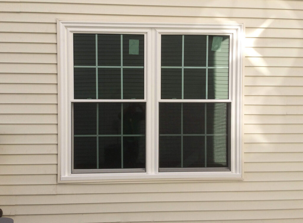 2 double-hung windows installed next to each other granger indiana