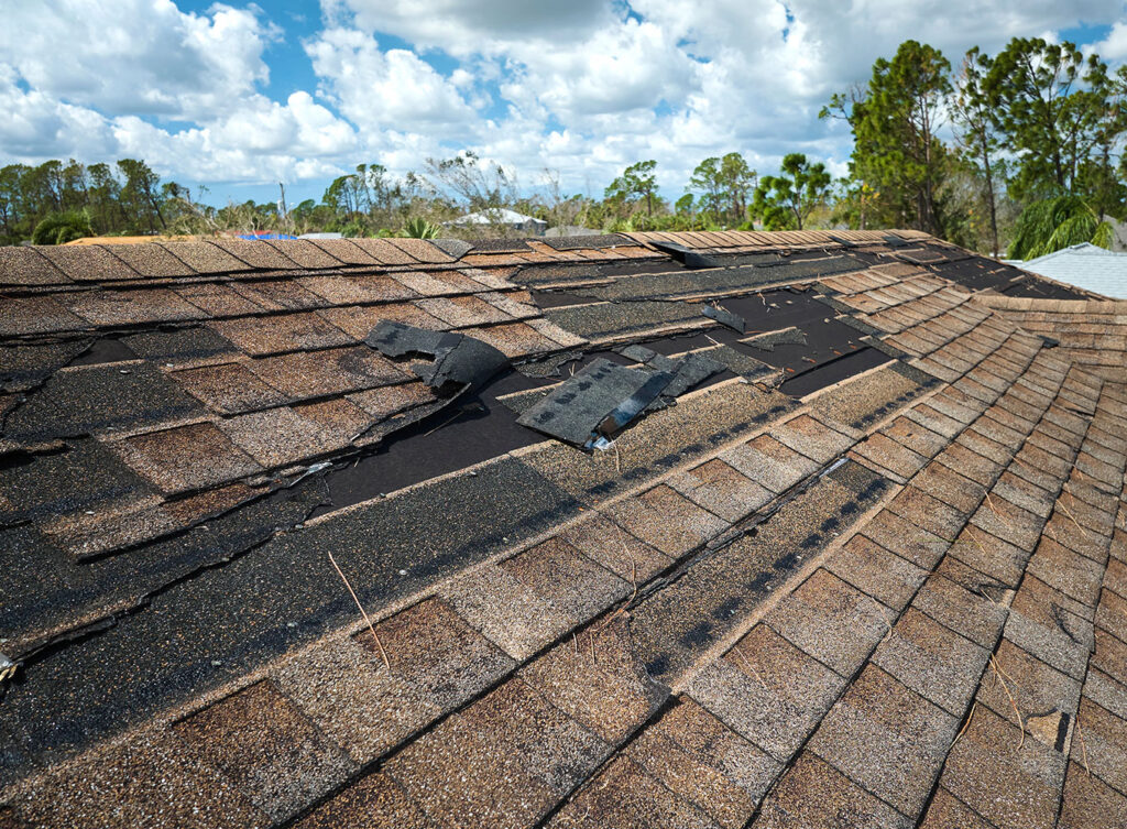 wind damaged roof granger indiana