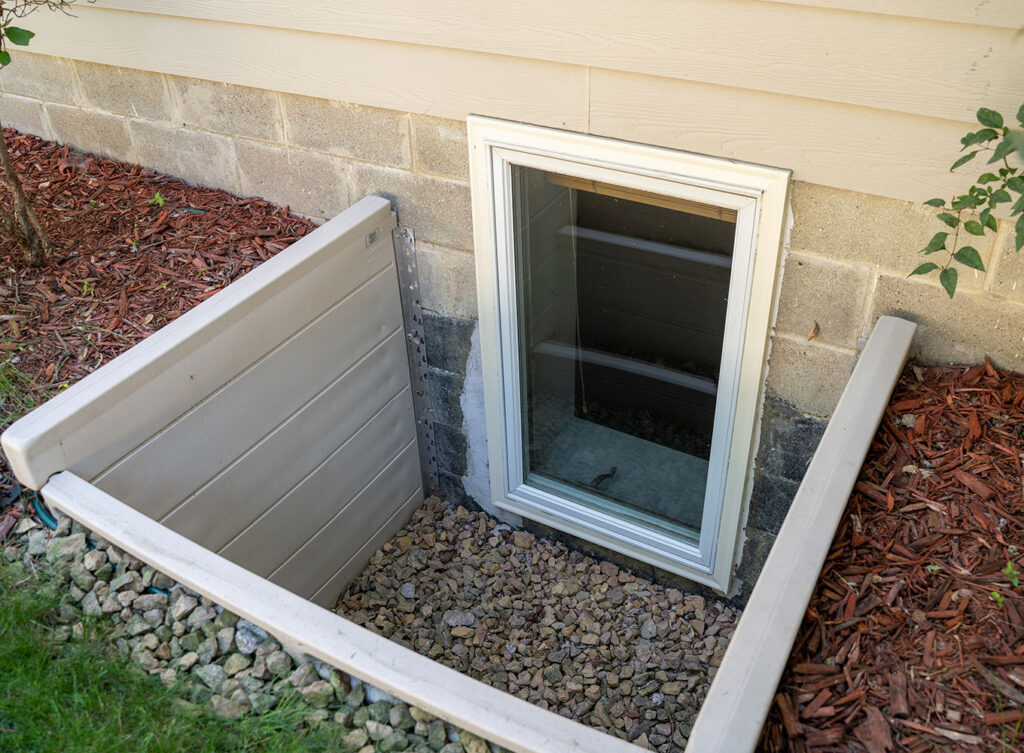 egress window and fire escape window installed on house with a basement granger indiana