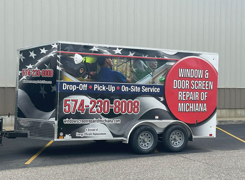 window and door screen repair of michiana trailer