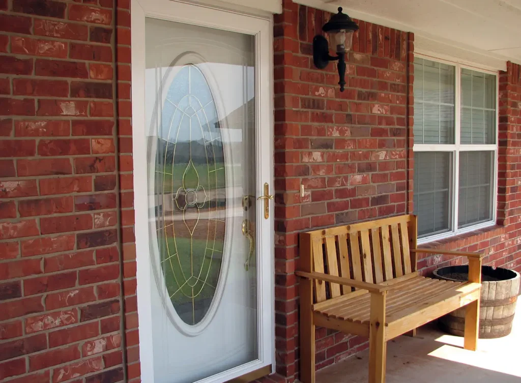 storm doors available near middlebury, in