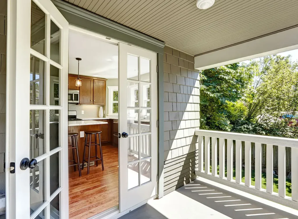Varieties of french doors available near middlebury, in