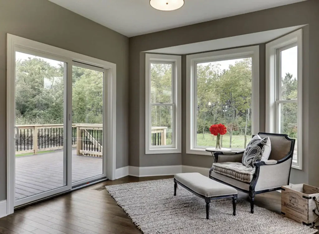 room in home with anderson windows installed near michigan city, in