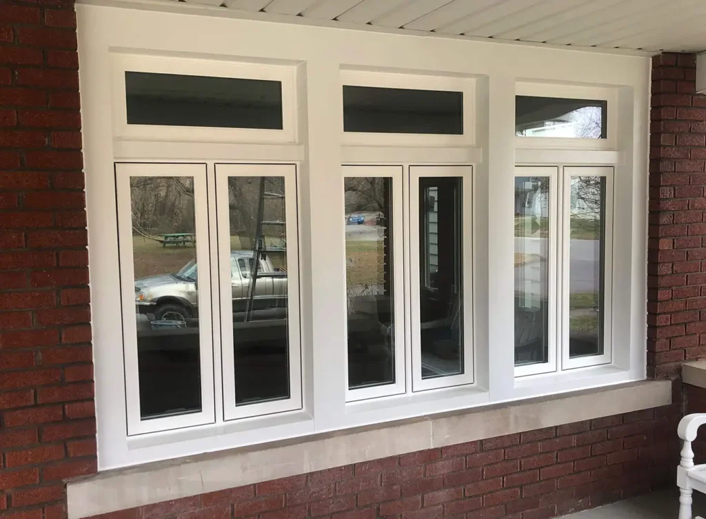 new casement windows near plymouth, in